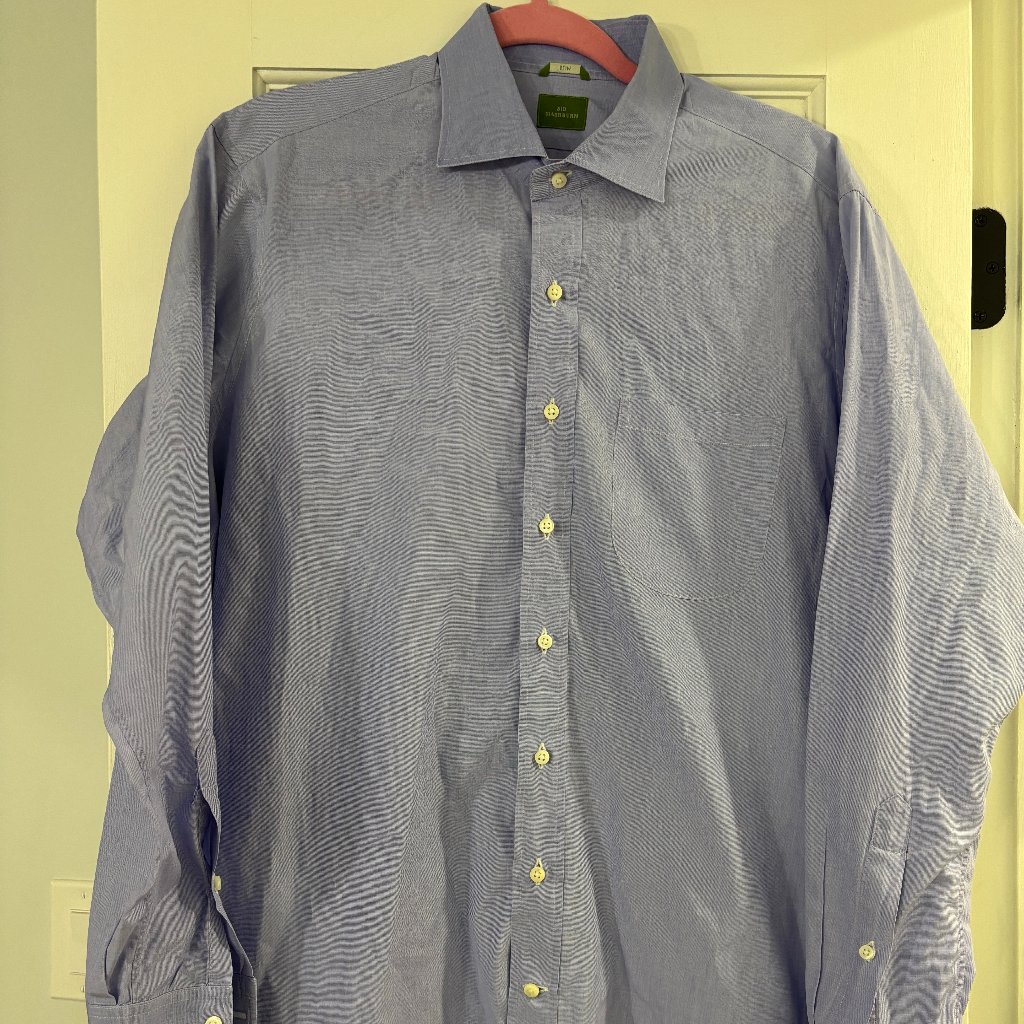 Sid Mashburn Slim Fit Spread Collar Dress Shirt In Light Blue - 17/34